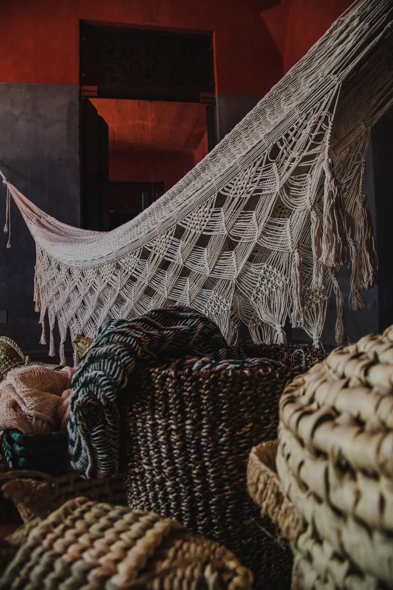 Chinchorro artesanal para un catálogo online